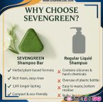 Seven Green Herbal Shampoo Bar - Image 7