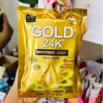 24K gold soap
