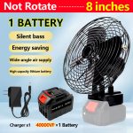 Cordless Electric Rechargeable Fan